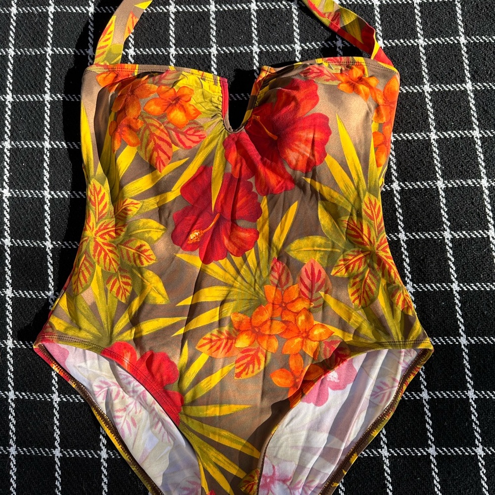 Vintage one piece 60s swimsuit
